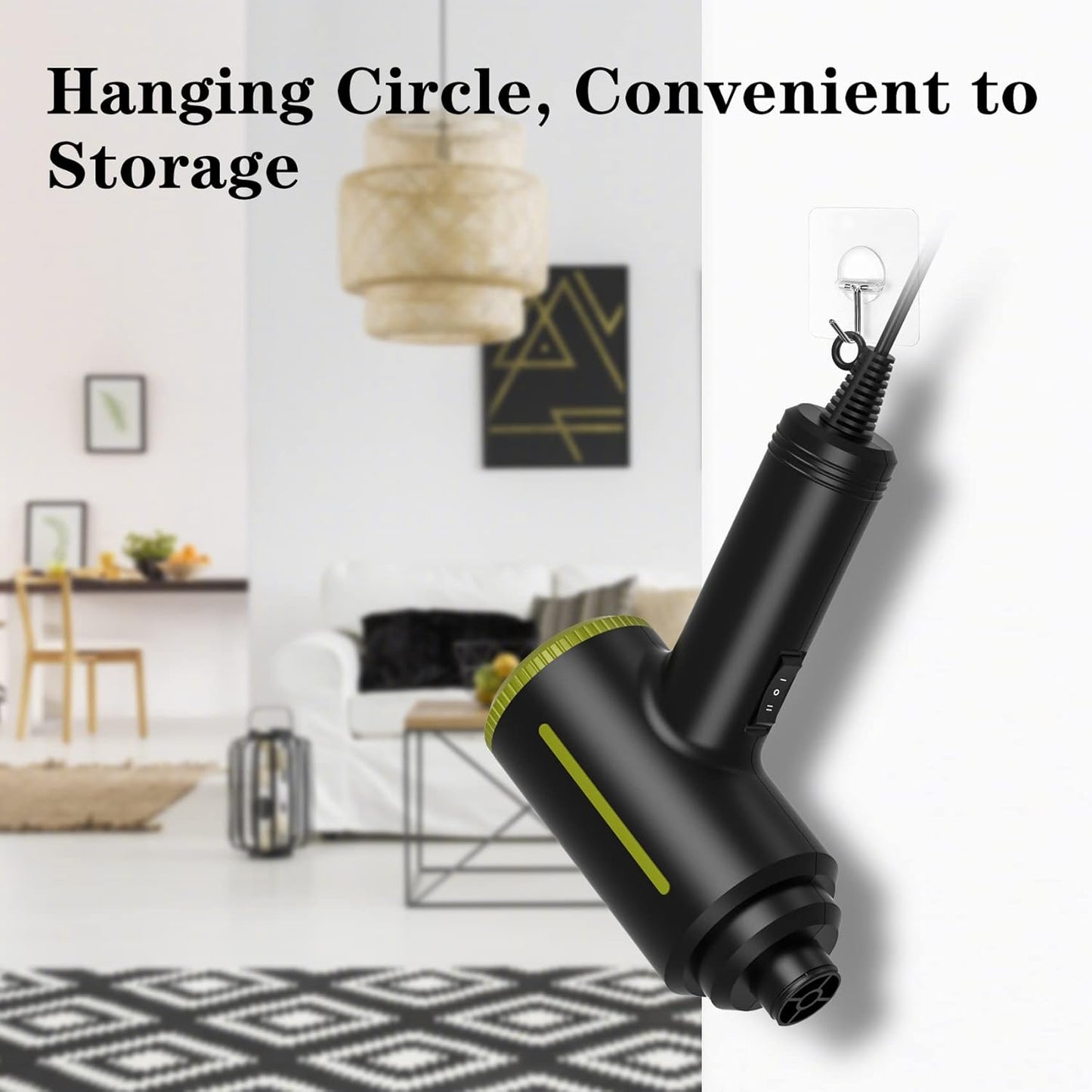 Electric Air Duster - 2 Speed, 40000RPM Air Blower & Pump, Reusable for Computer Keyboard, Dust, Hairs