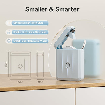 Label Maker Machine Bluetooth Label Printer for School Home Office Organization,Wireless Mini Labeler